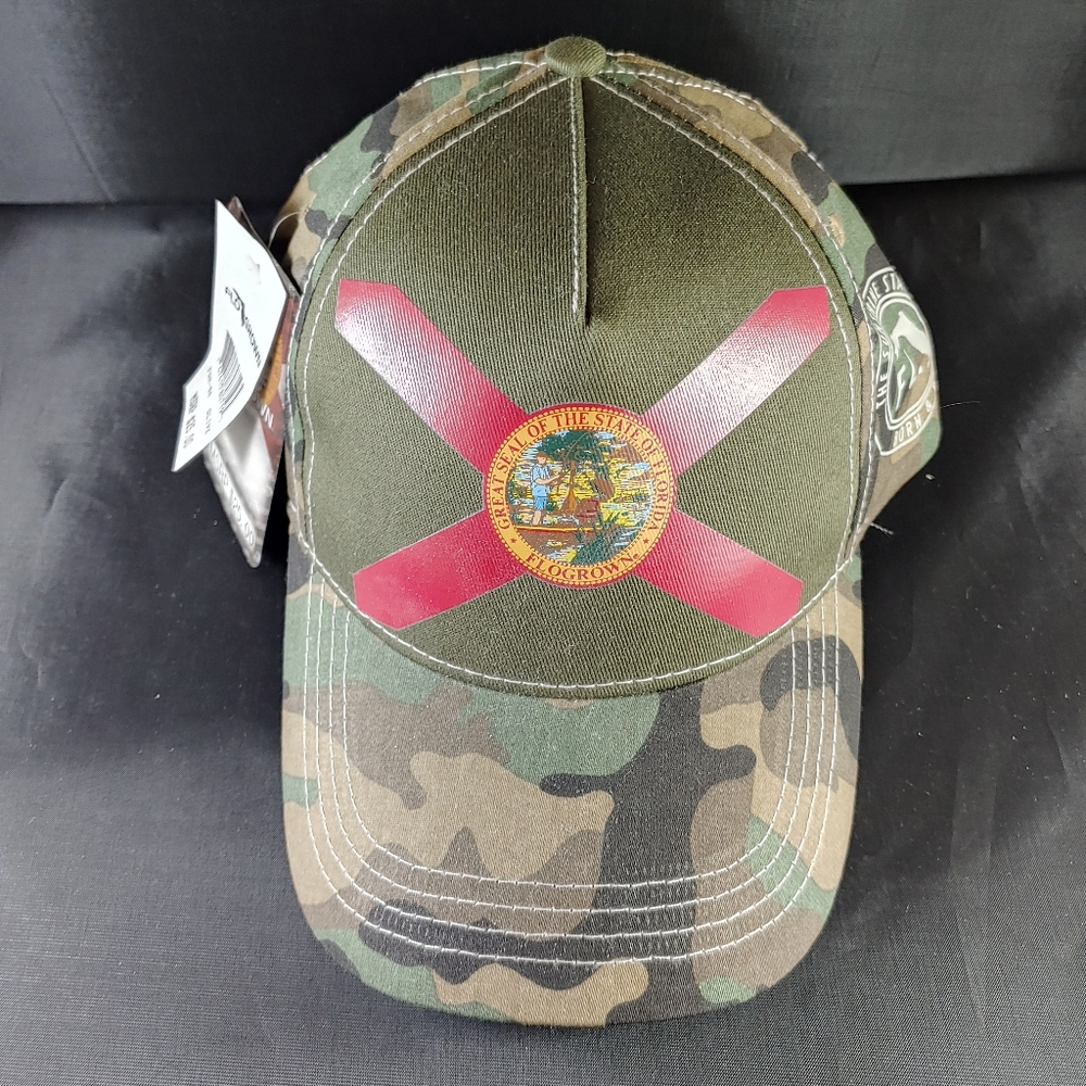Flo Grown Camo Snapback Hat